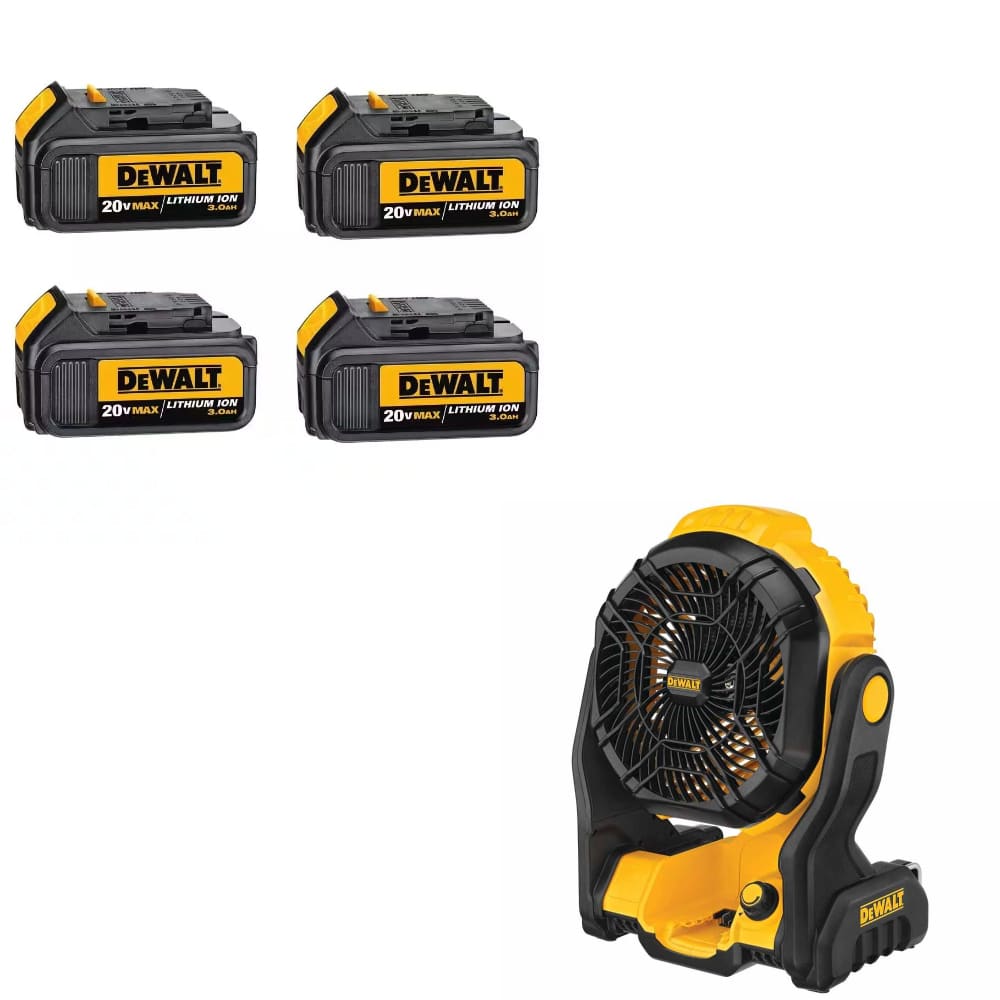 DeWalt DCE512B 20V MAX* Cordless Jobsite Fan