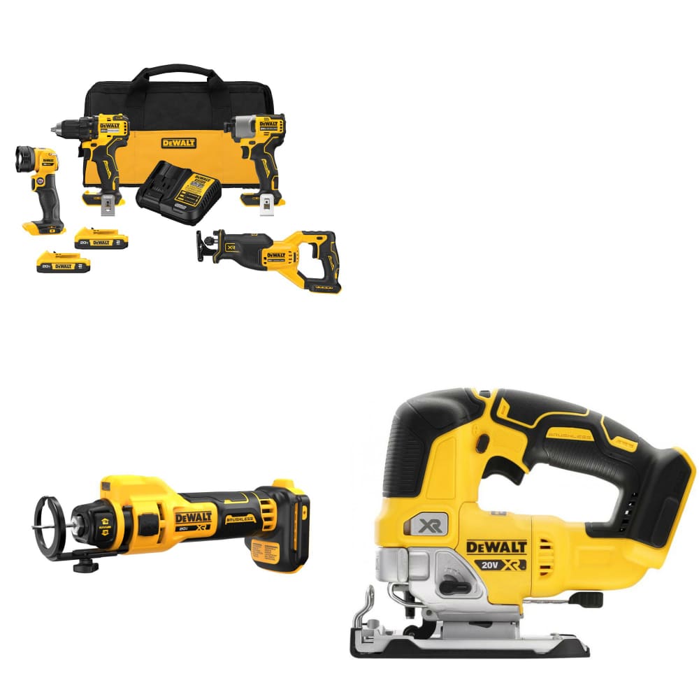 DeWalt DCE555B 20V MAX* Brushless Drywall Cut-Out Tool (Tool Only)