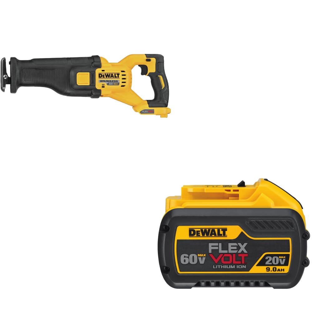 DeWalt DCS389B 60V Max FLEXVOLT Brushless Cordless Reciprocating Saw - Tool Only