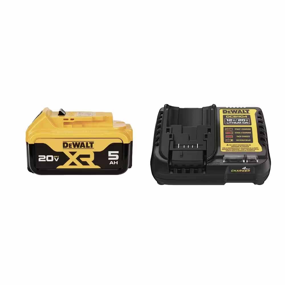 DEWALT 20V MAX POWERSTACK 5.0 Ah Battery Starter Kit DCBP520C