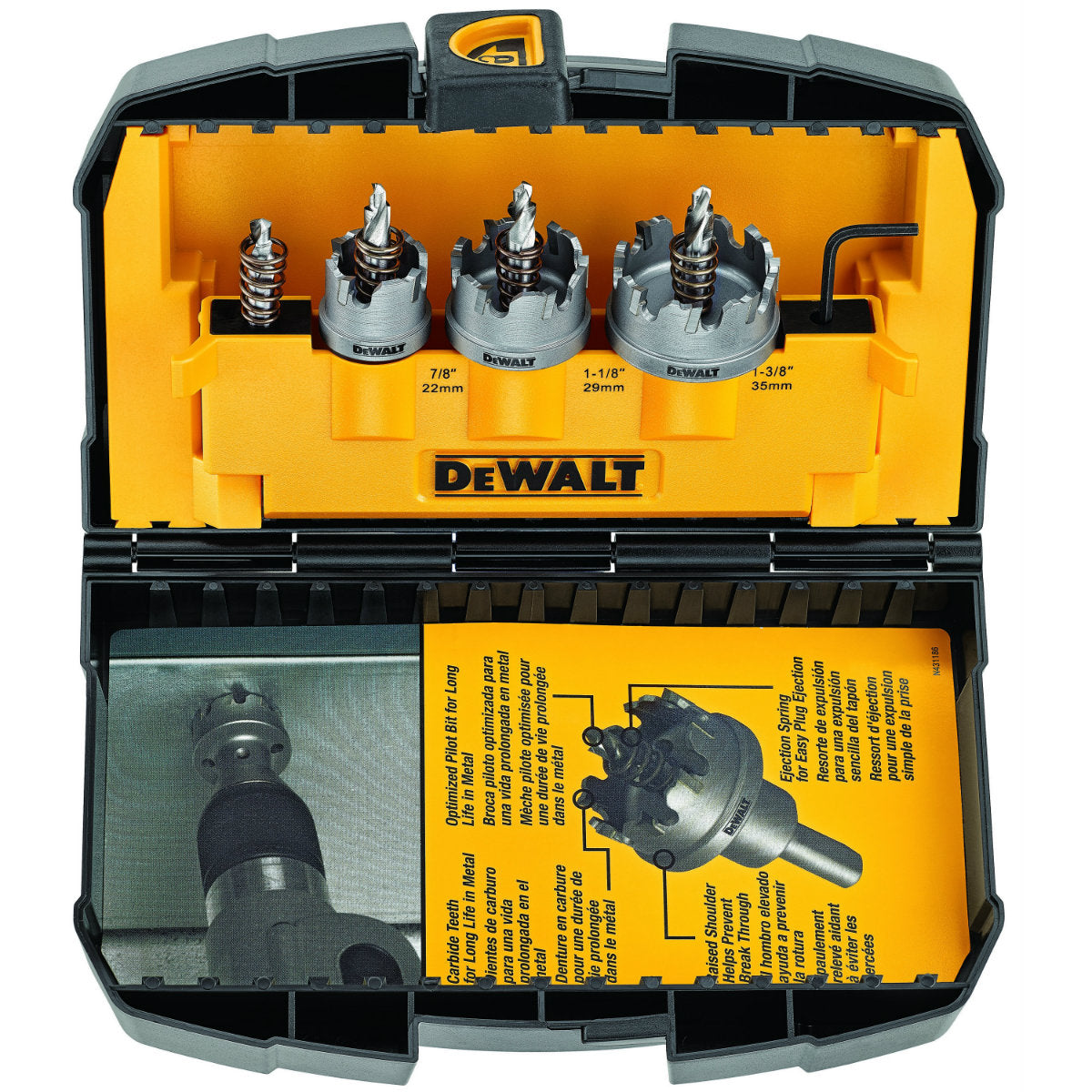 3pcs hole saw cutting set kit