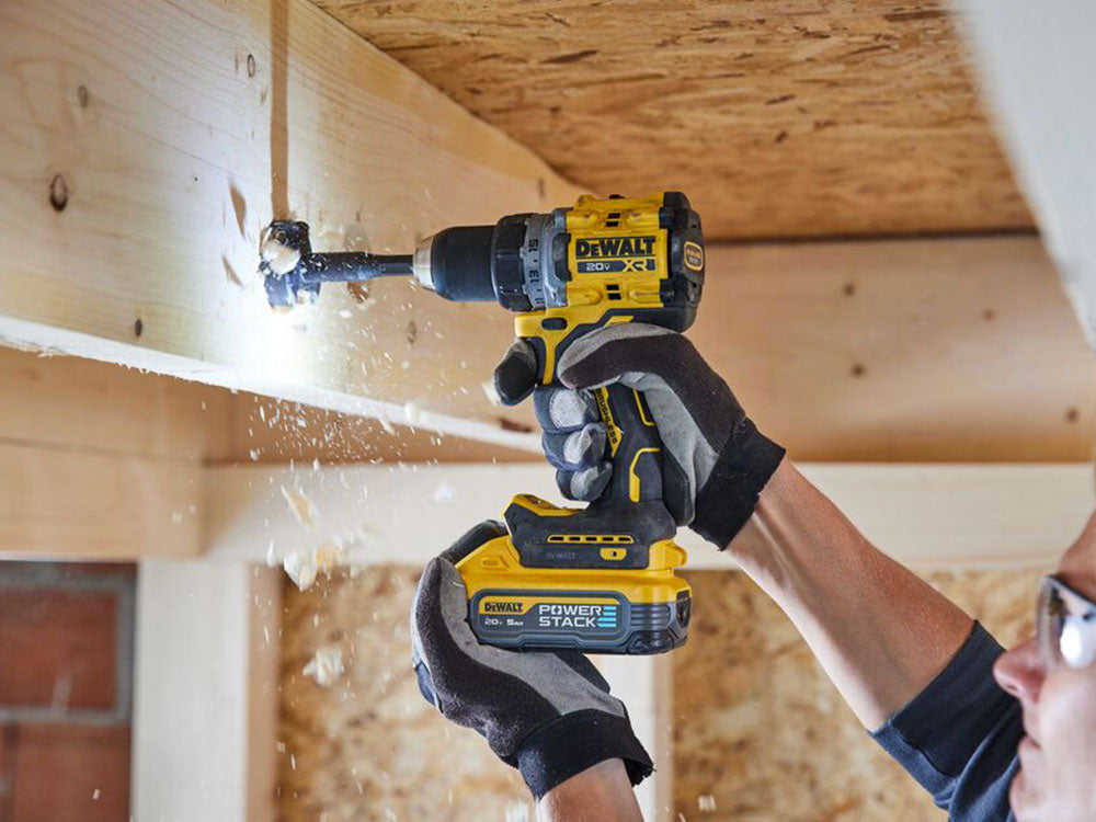 DeWalt PowerStack Battery on Drill