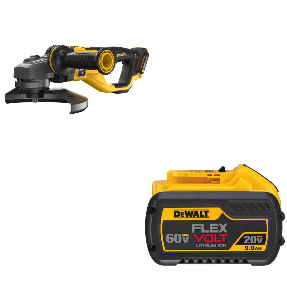 DeWalt DCG460B 60V Angle Grinder W/ FREE DCB609 20V/60V MAX FlexVolt Battery