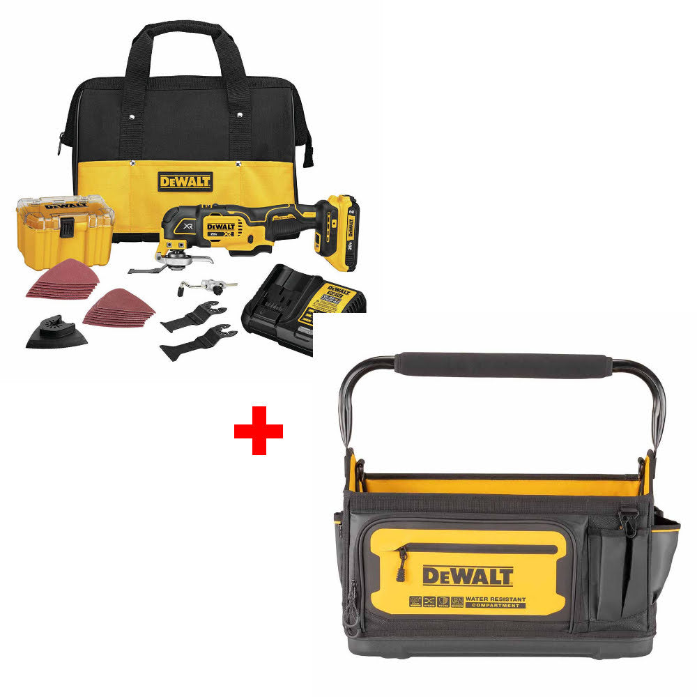 DeWalt DCS356D1 20V MAX XR Multi-Tool Kit W/ FREE DWST560106 20" Tool Tote