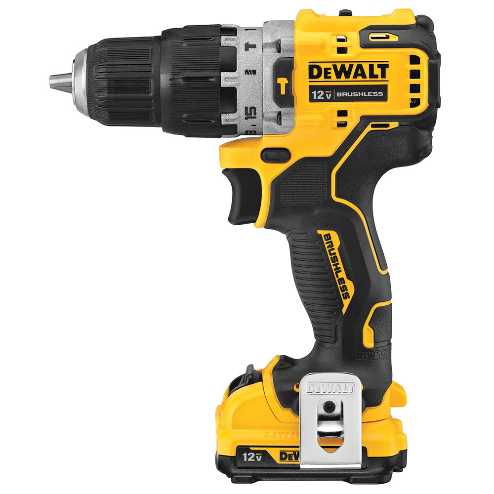 DeWalt DCD706F2 XTREME 12V MAX* Brushless 3/8" Cordless Hammer Drill Kit - 2