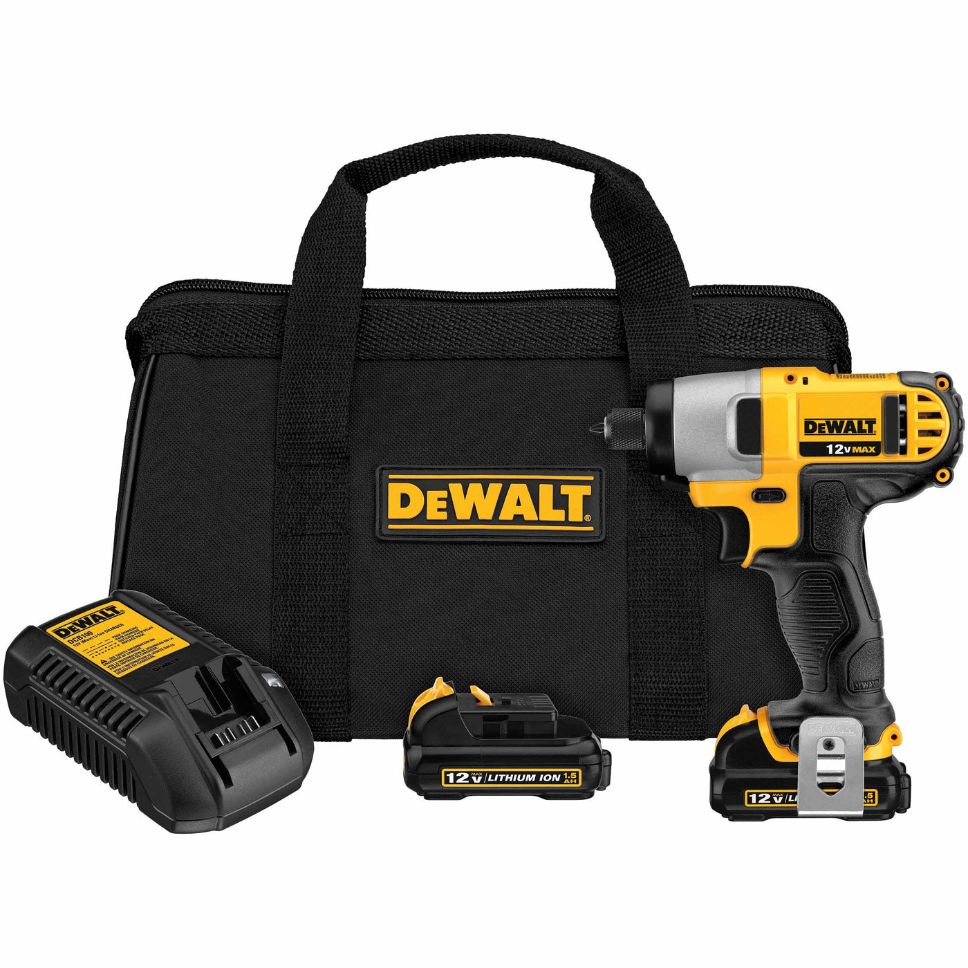 DeWalt DCF815S2 1/4" 12V MAX Cordless Impact Driver Kit