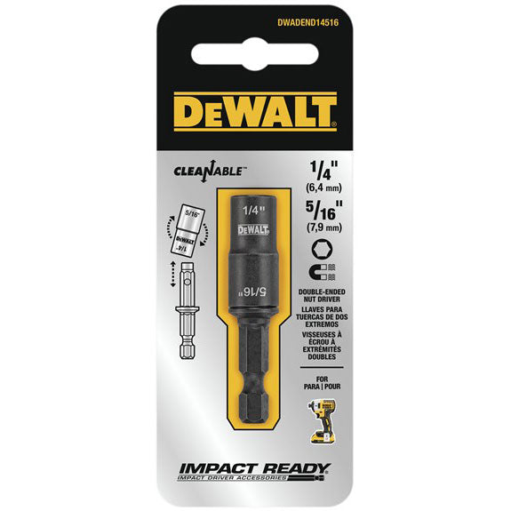 DeWalt DWADEND14516 1/4" & 5/16" Double Ended Nut Driver – 1 Pack - 4