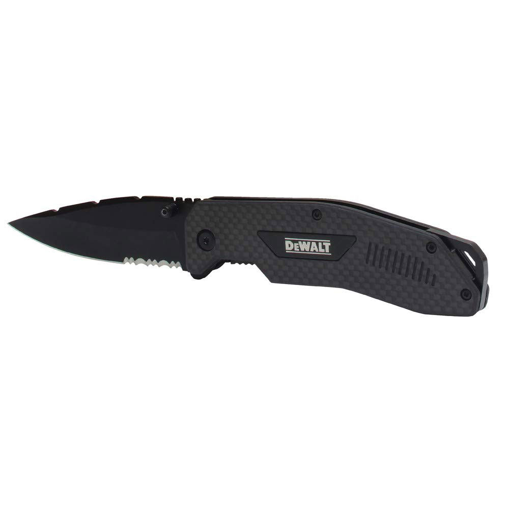 DeWalt DWHT10314 8" Carbon Fiber Pocket Knife, 3-1/2" Blade - 2