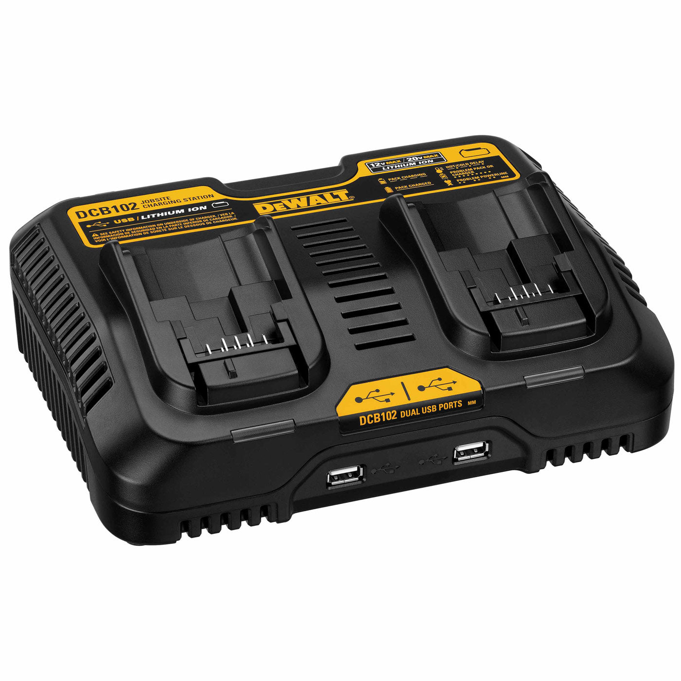 DeWalt DCB102 12V - 20V MAX* Jobsite Charging Station - 3