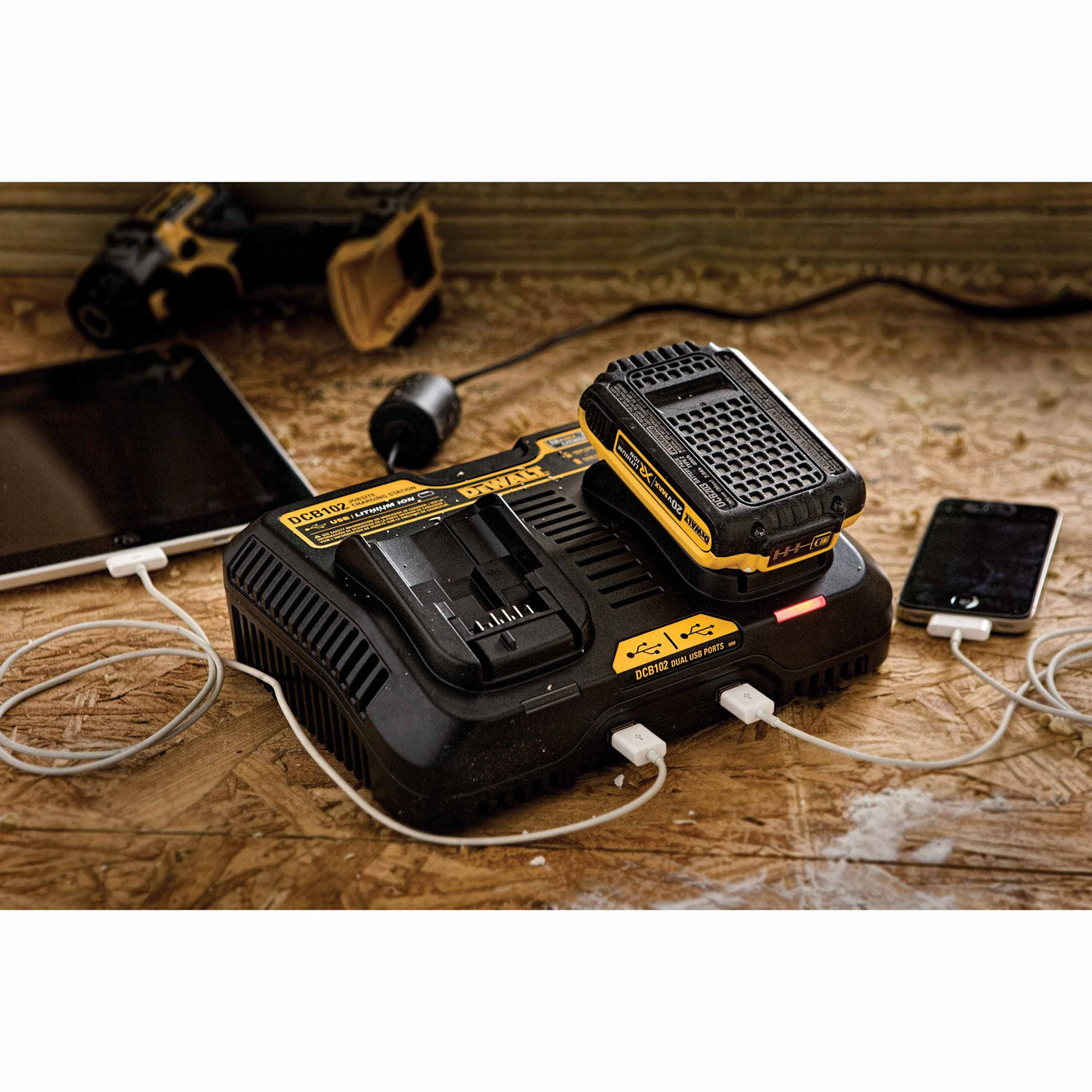 DeWalt DCB102 12V - 20V MAX* Jobsite Charging Station - 4