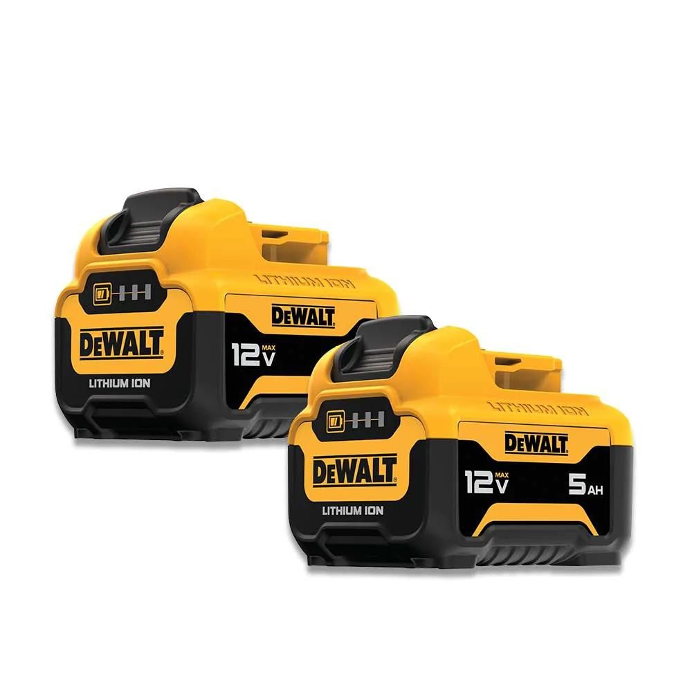 DeWalt DCB126-2 12V MAX 5Ah Li-Ion Batteries 2-Pack