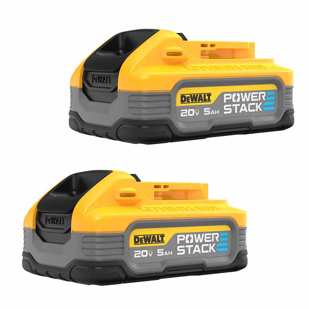 DeWalt DCBP520-2 20V Max PowerStack 5Ah Battery 2-Pack