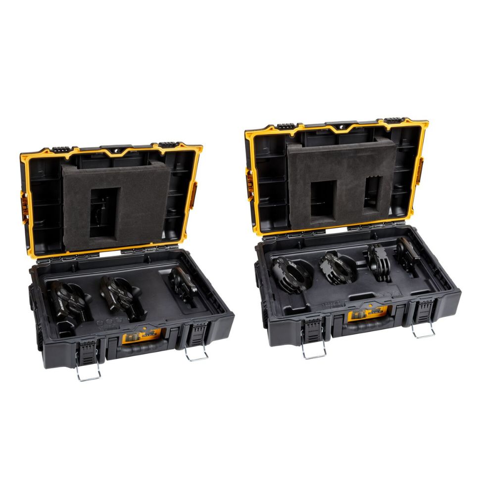 DEWALT DCE203K 1/2 in. to 2 in. Standard IPS Press Jaws and Rings Kit - 2