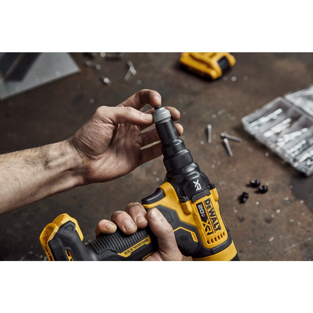 DeWalt DCF403D1 20V MAX XR Brushless Cordless 3/16" Rivet Tool Kit - 13