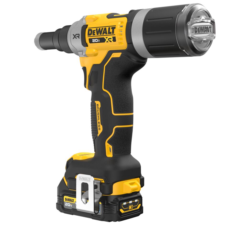 DeWalt DCF414GE2 20V MAX* XR Brushless Cordless 1/4" Rivet Tool Kit with POWERSTACK - 5