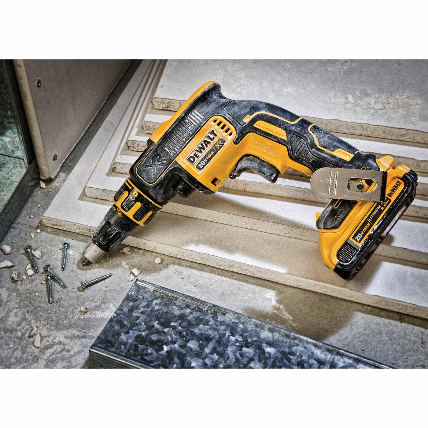 DeWalt DCF620D2 20V MAX XR Li-Ion Brushless Drywall Screwgun Kit - 5