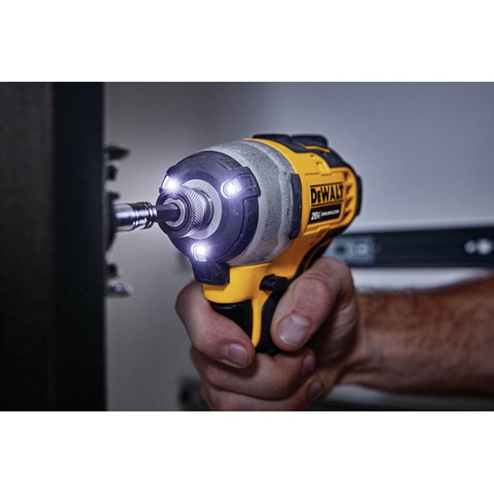 DeWalt DCF809B ATOMIC 20V Max Compact Brushless Impact Driver, Bare - 5