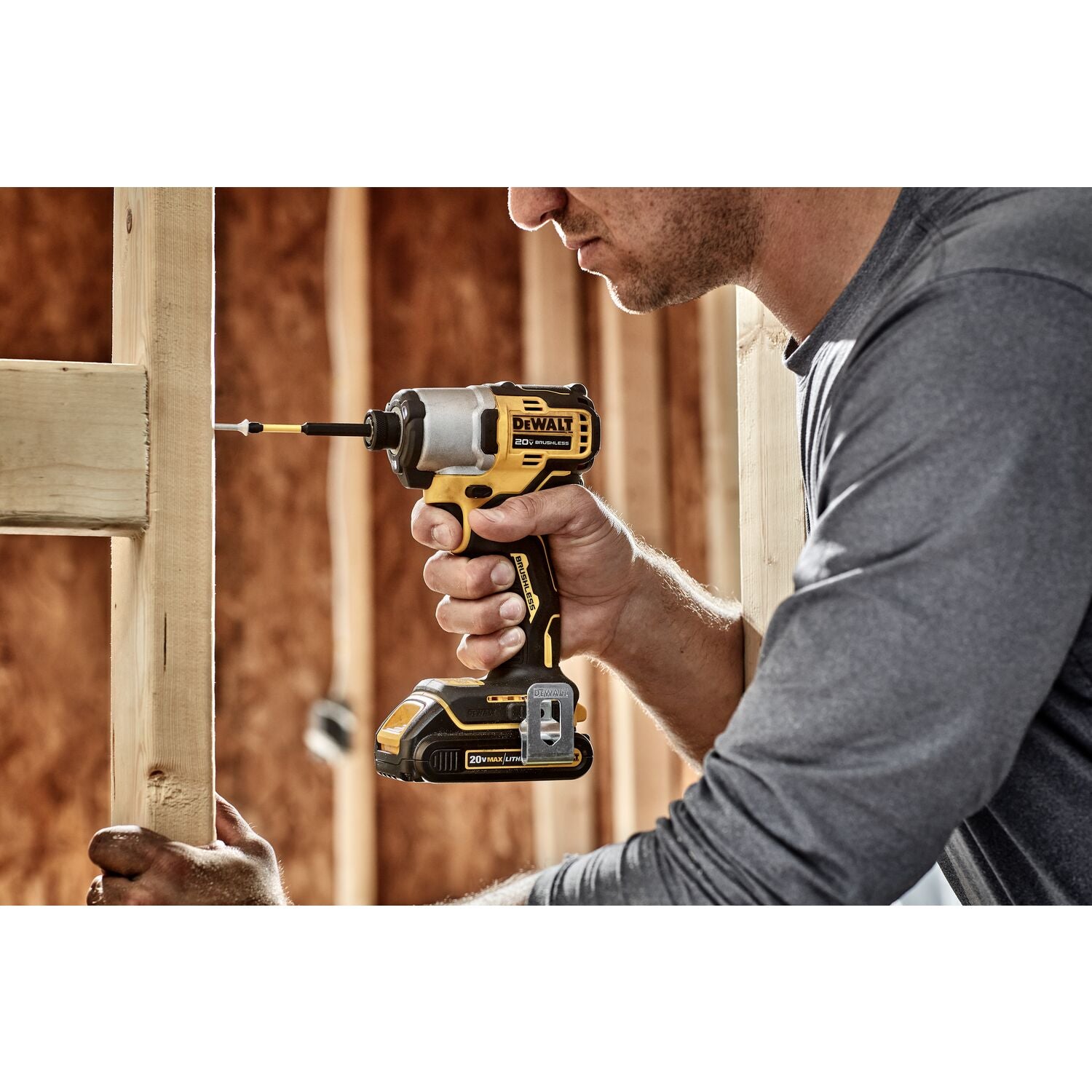 DeWalt DCF840C2 20V MAX* 1/4 in. Brushless Cordless Impact Driver Kit - 9