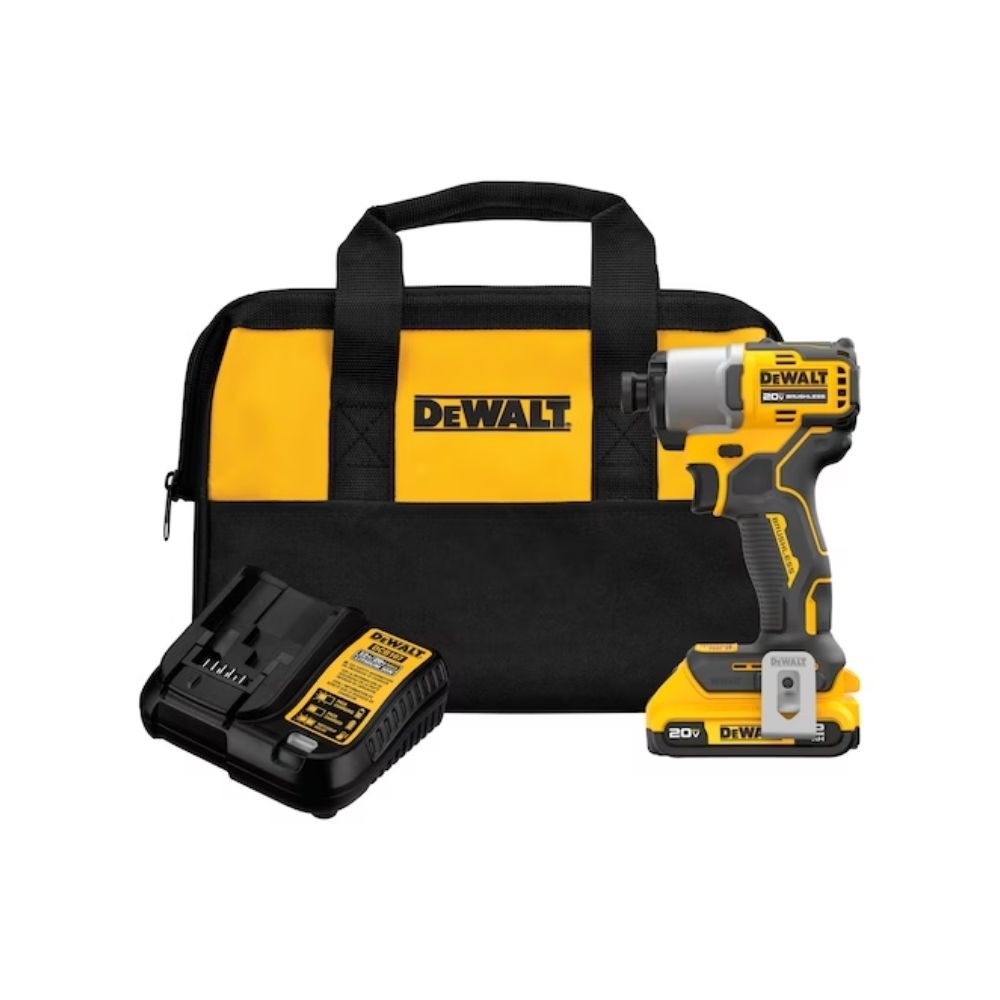 DeWalt DCF840D1 20V MAX* Brushless Cordless 1/4 in. Impact Driver Kit