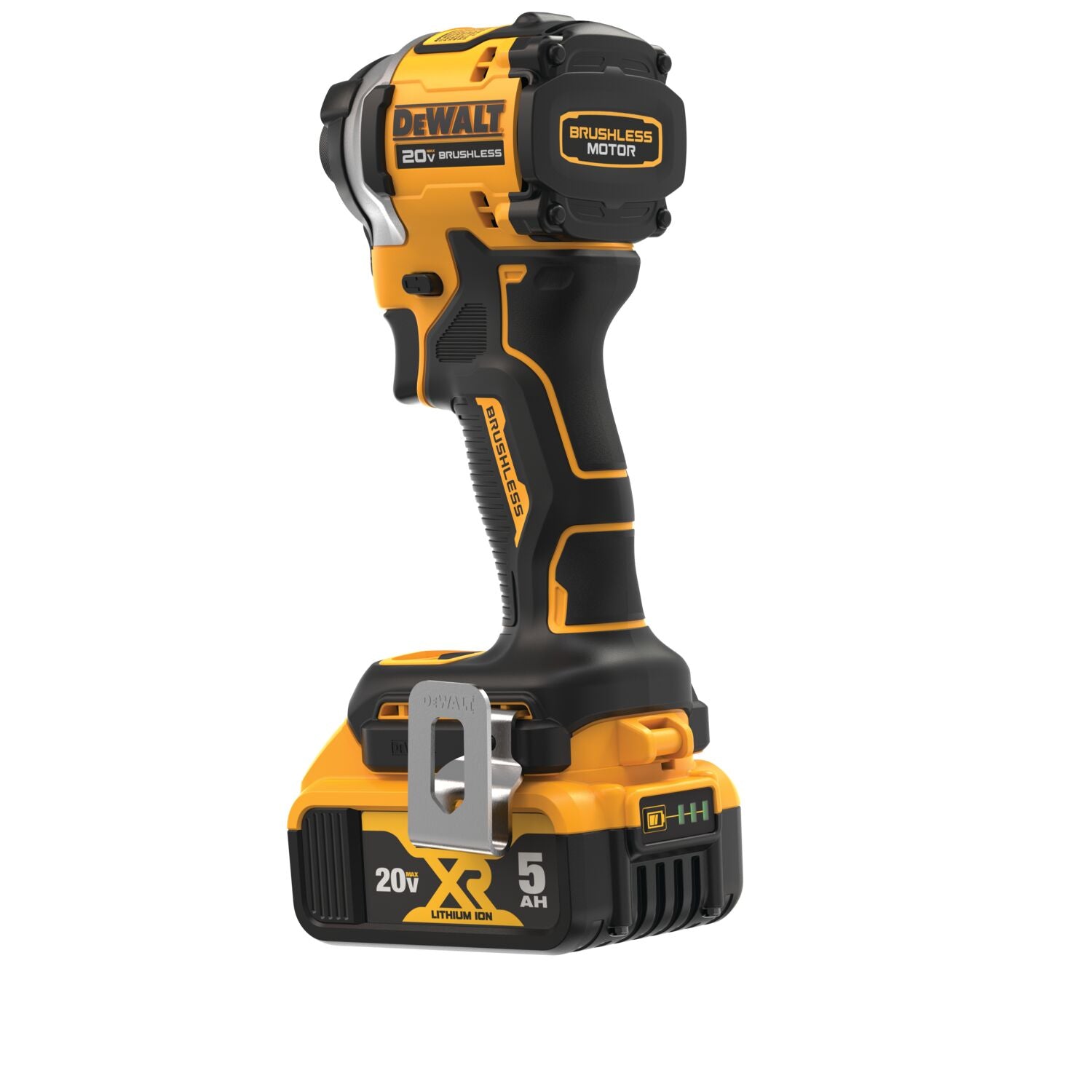 DeWalt DCF850P1 ATOMIC 20V MAX* 1/4 in. Brushless Cordless 3-Speed Impact Driver Kit (1 Battery) - 5