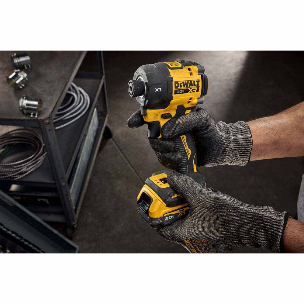 DeWalt DCF870B 20V MAX XR Brushless Cordless 1/4 in. Quiet Hydraulic Impact Driver - 8