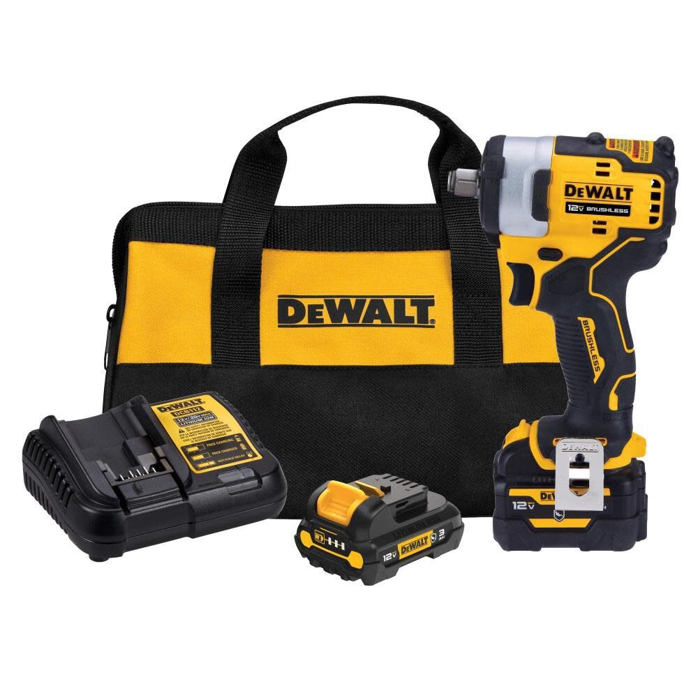 DeWalt DCF901GJ1G1 12V MAX 1/2" Impact Wrench Kit