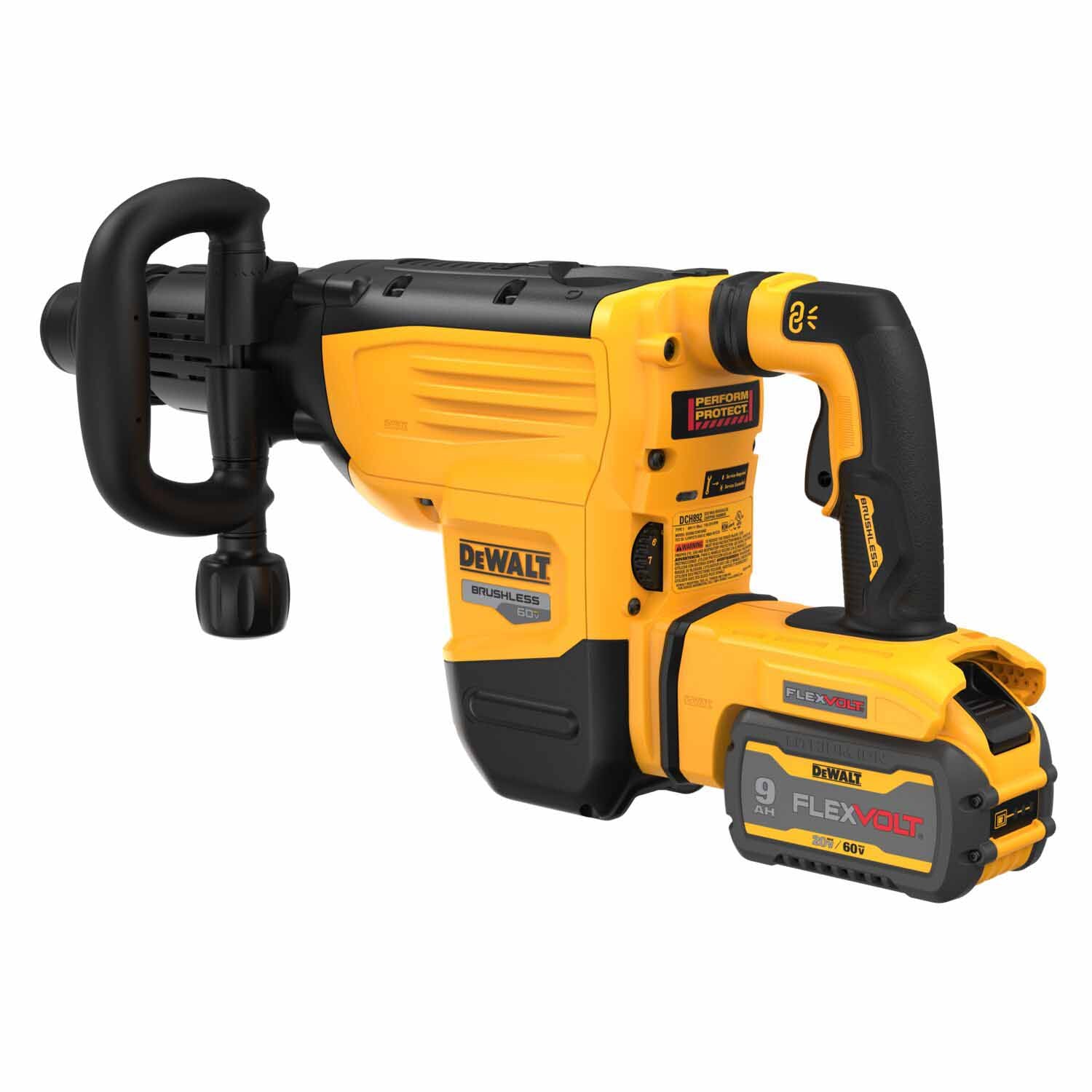 DeWalt DCH892X1 60V MAX 22 lb. Cordless SDS MAX Chipping Hammer Kit - 6