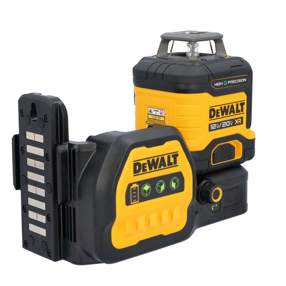 DeWalt DCLE34033D1 20V MAX XR 3 x 360 High Precision Green Laser - 3