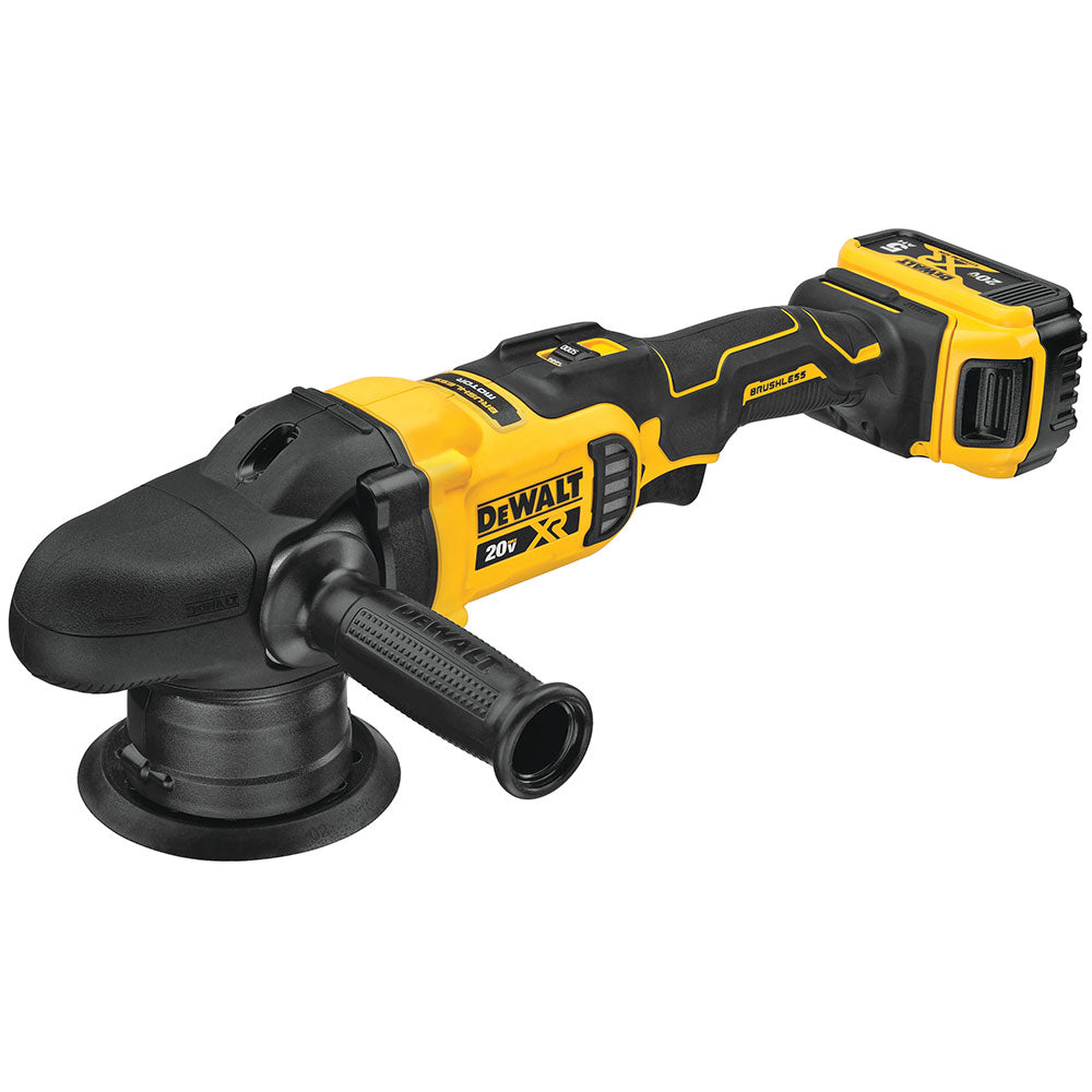 DeWalt DCM848P2 20V MAX XR 5" Cordless Speed Random Orbit Polisher Kit - 4