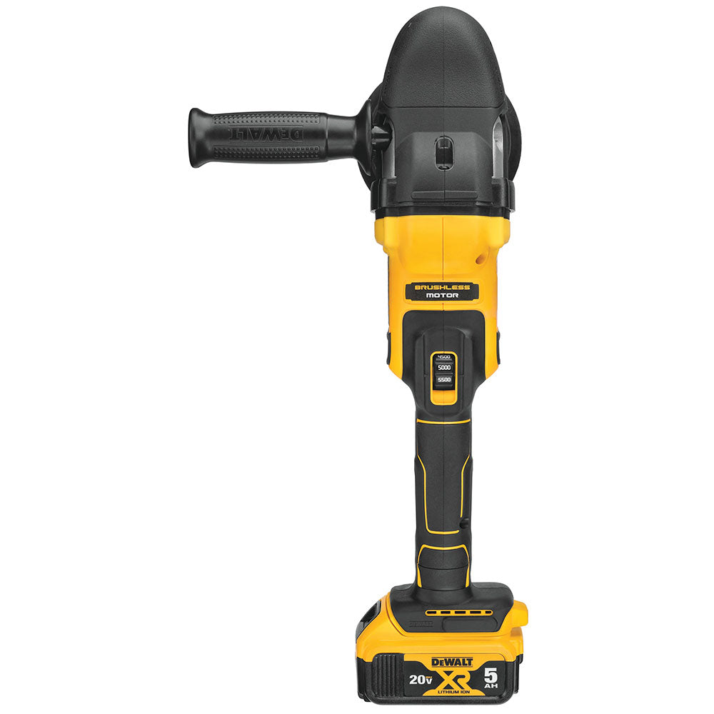 DeWalt DCM848P2 20V MAX XR 5" Cordless Speed Random Orbit Polisher Kit - 5