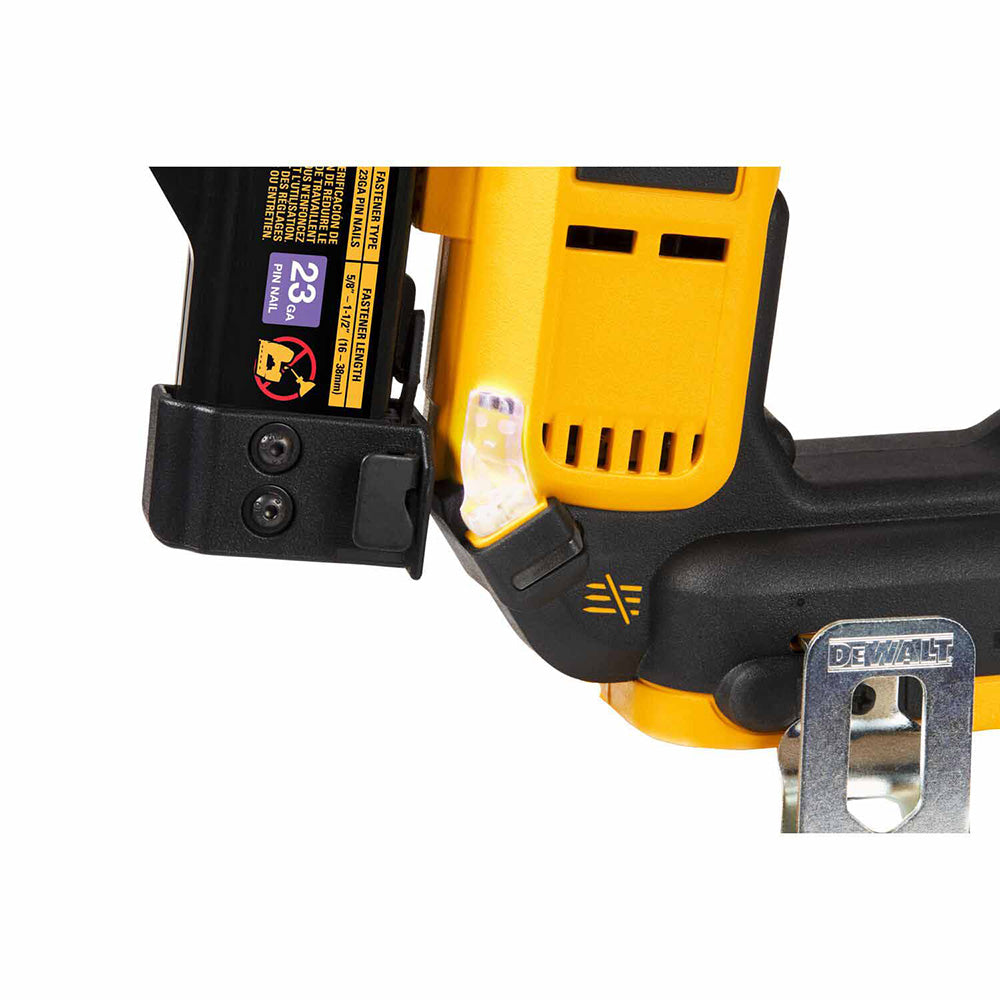 DeWalt DCN623B 20V Max 23Ga Pin Nailer Bare Tool - 6