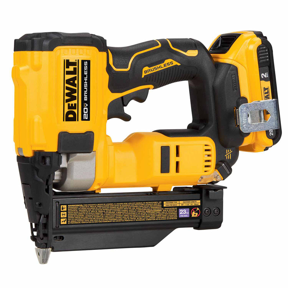 DeWalt DCN623D1 20V Max 23Ga Pin Nailer Kit - 3