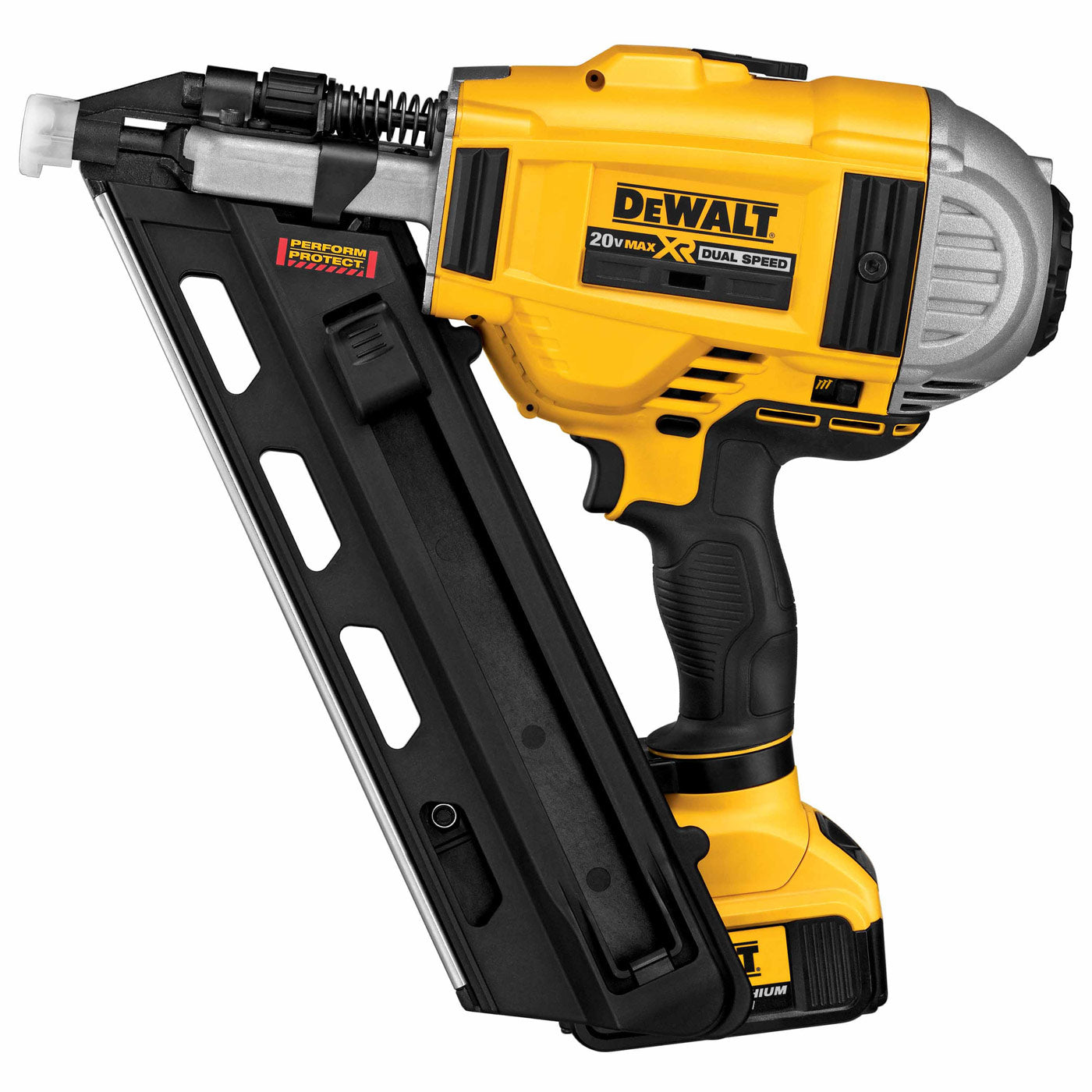 DeWalt DCN692M1 20V MAX* XR Lithium Ion Brushless Dual Speed Framing Nailer - 3