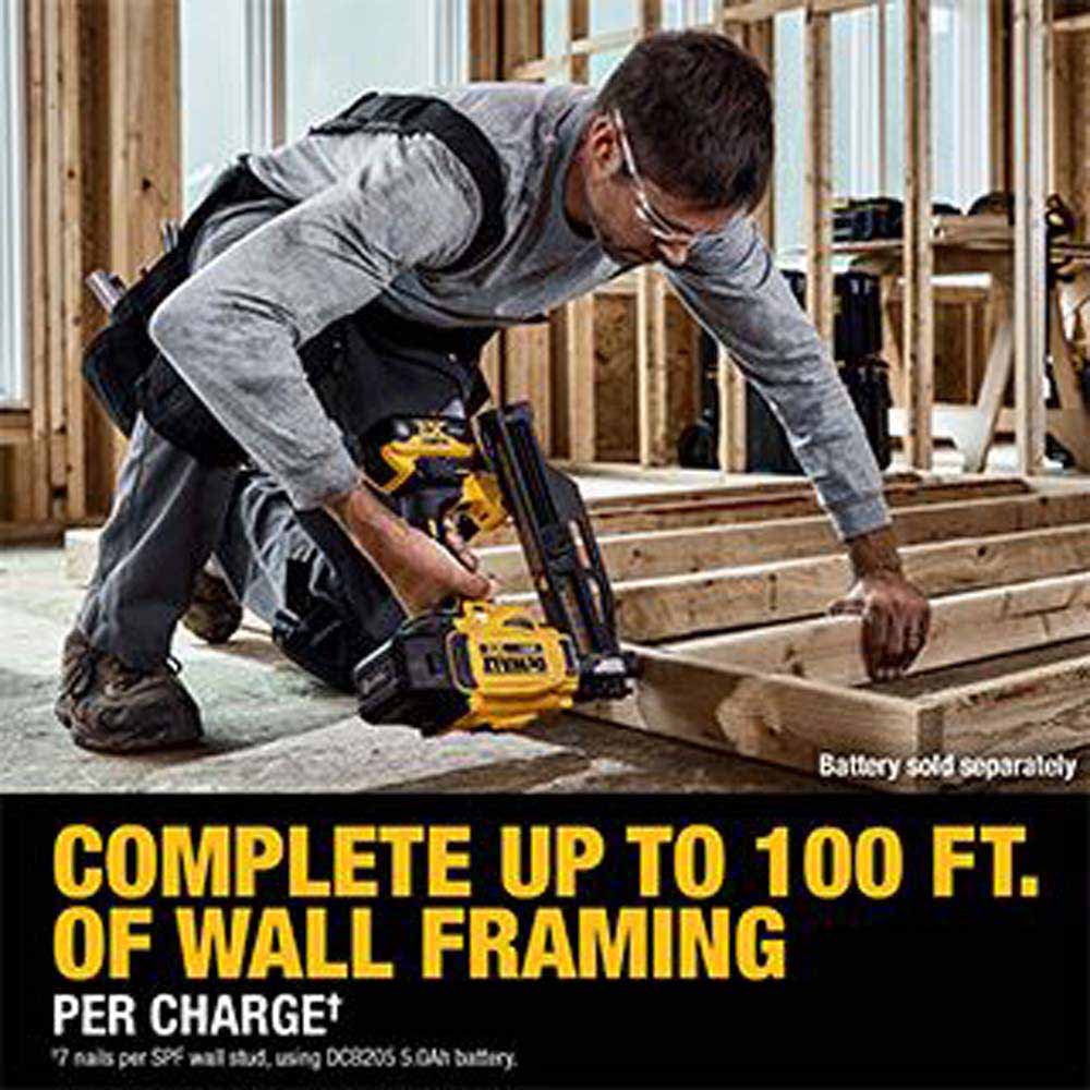 DeWalt DCN920B 20V MAX XR  Brushless Cordless 21 Degree  Plastic Collated Framing Nailer (Tool Only) - 19