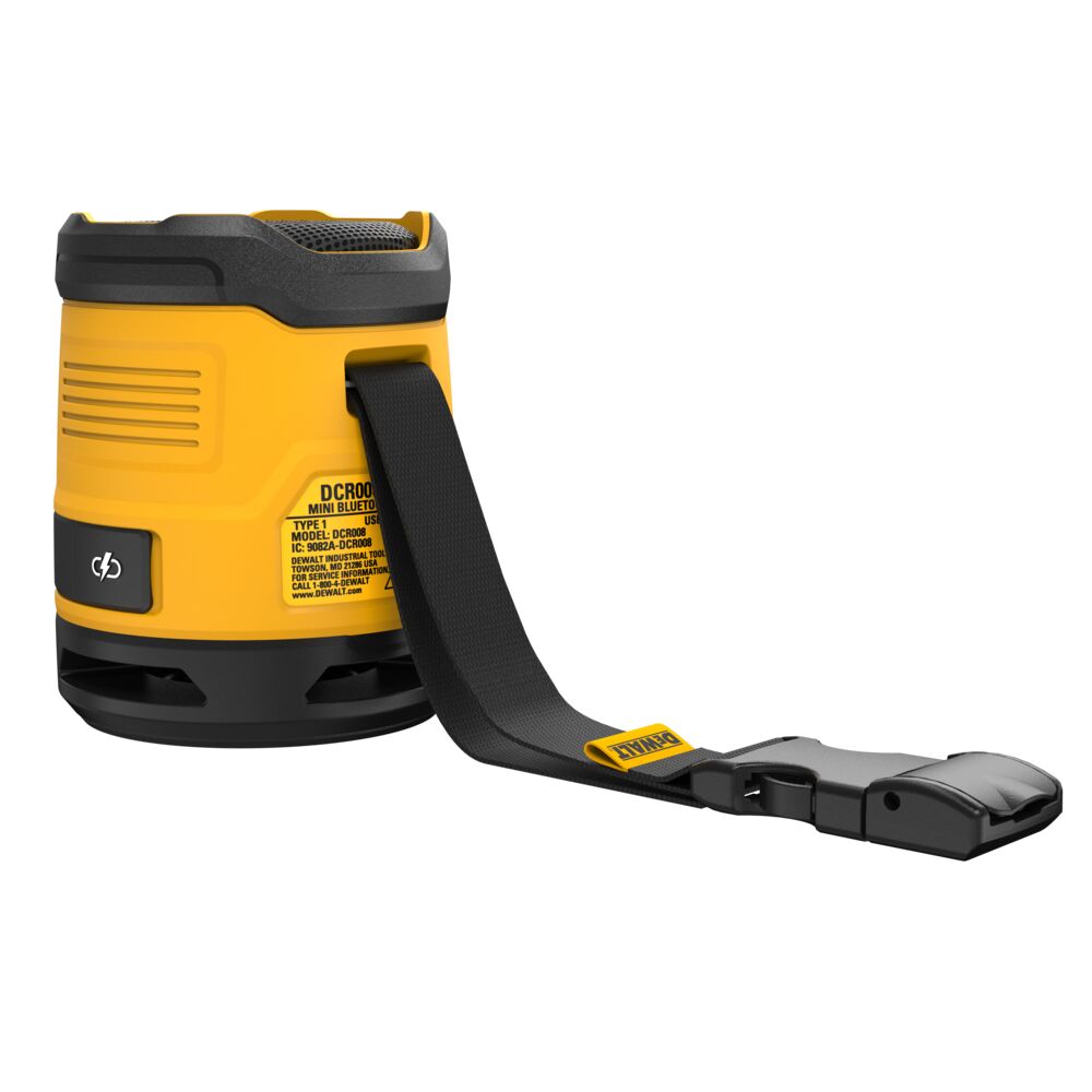 DeWalt DCR008 Rechargeable Mini Bluetooth Speaker - 5