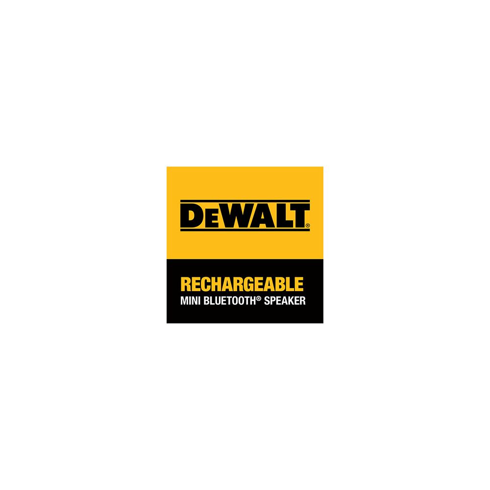 DeWalt DCR008 Rechargeable Mini Bluetooth Speaker - 6