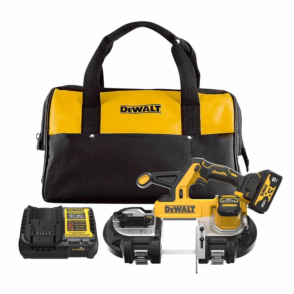 DeWalt DCS378P1 20V MAX XR 35-3/8" Mid-Size Bandsaw (5.0Ah Battery Kit)