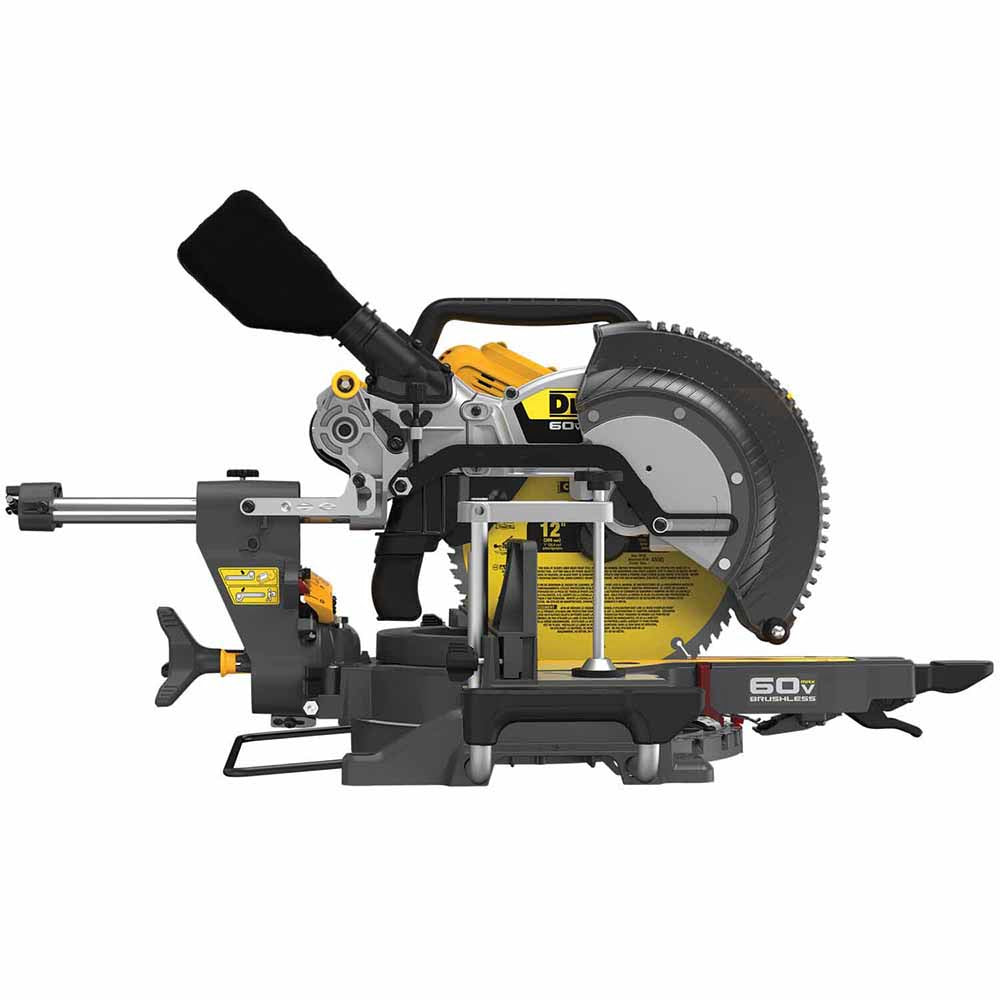 DeWalt DCS781B 60V MAX Brushless Cordless 12 in. Double Bevel Sliding Miter Saw (Tool Only) - 6