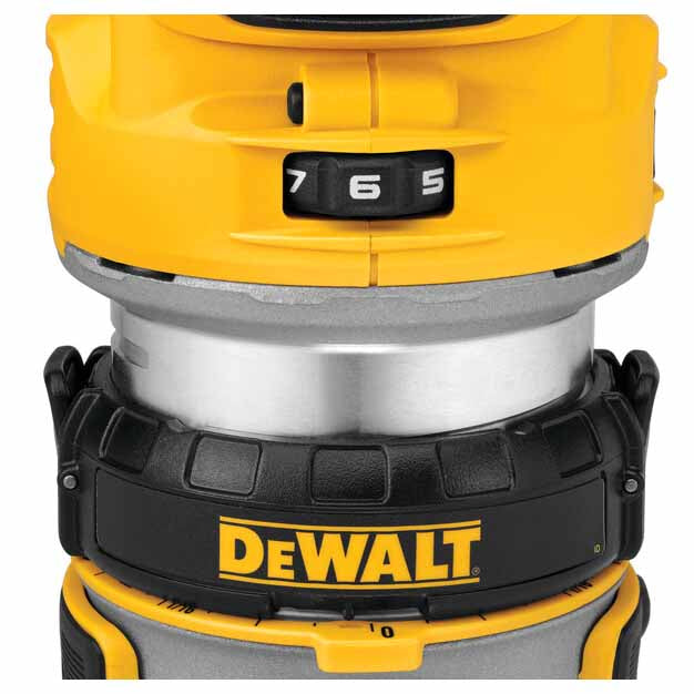 DeWalt DCW600B 20 Volt Depth Adjusting Brushless Cordless Router, Bare Tool - 2