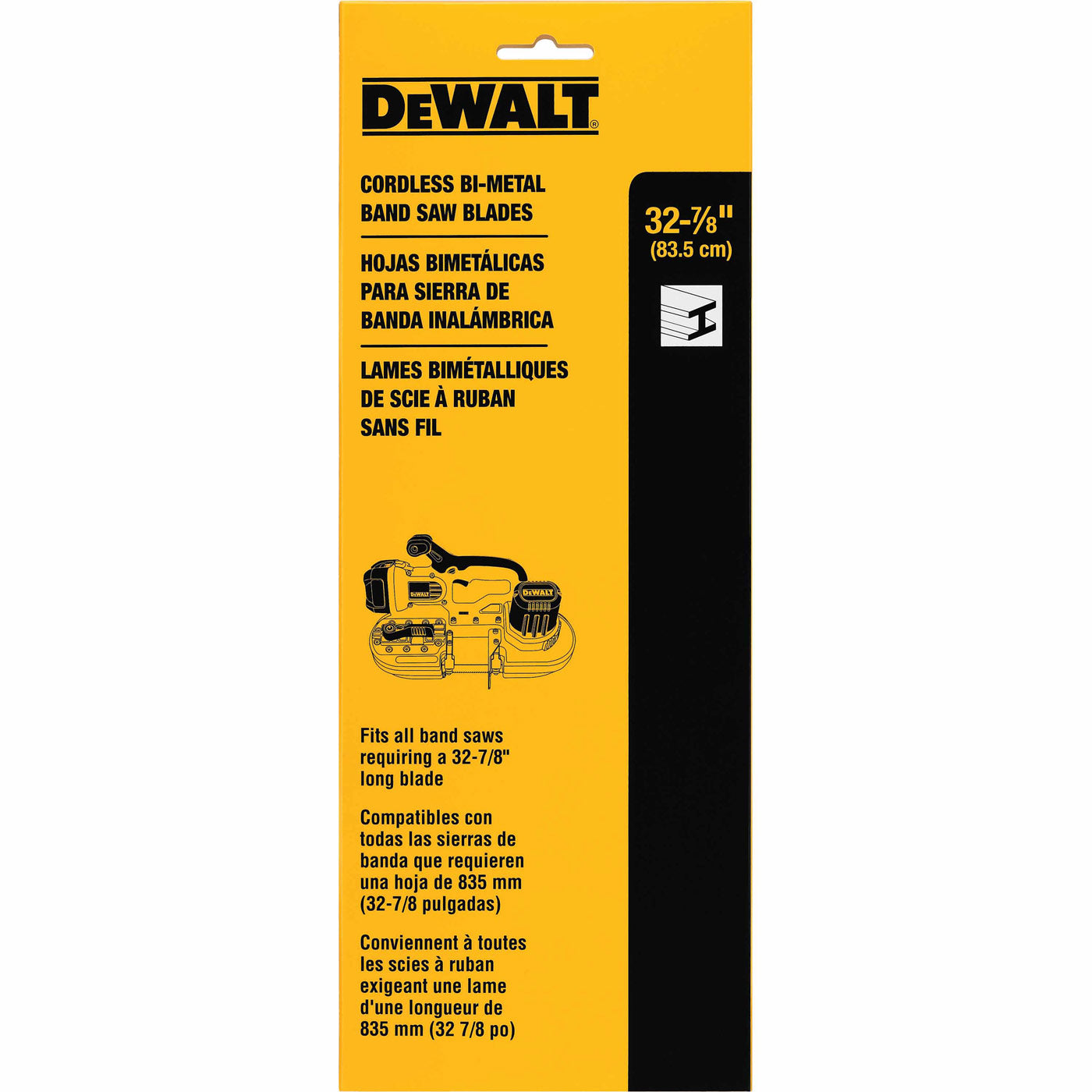 DeWalt DW3983C 18 TPI Portable Band Saw Blade (.020" 3 pack) - 3