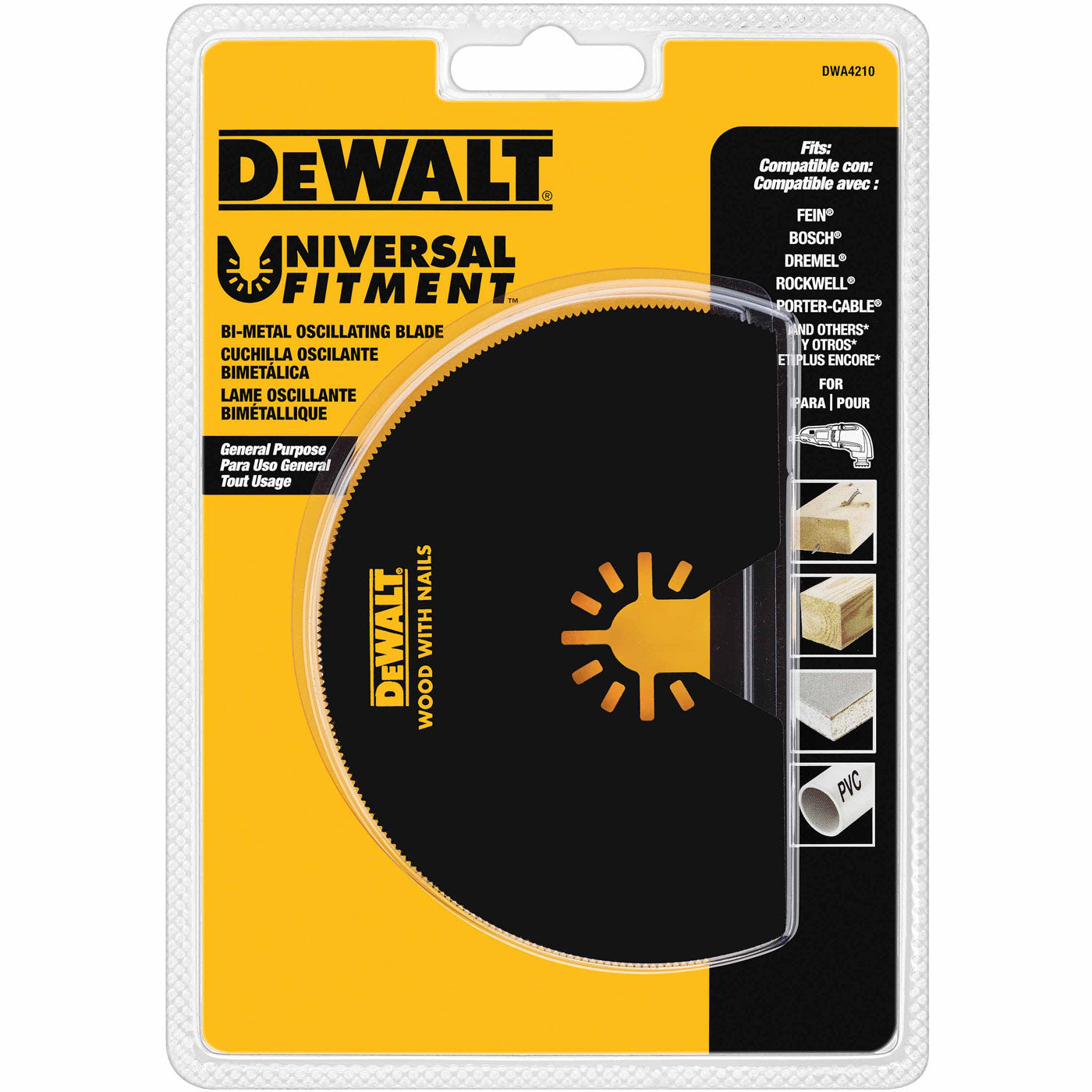 DeWalt DWA4210 Oscillating Semicircle Blade - 2