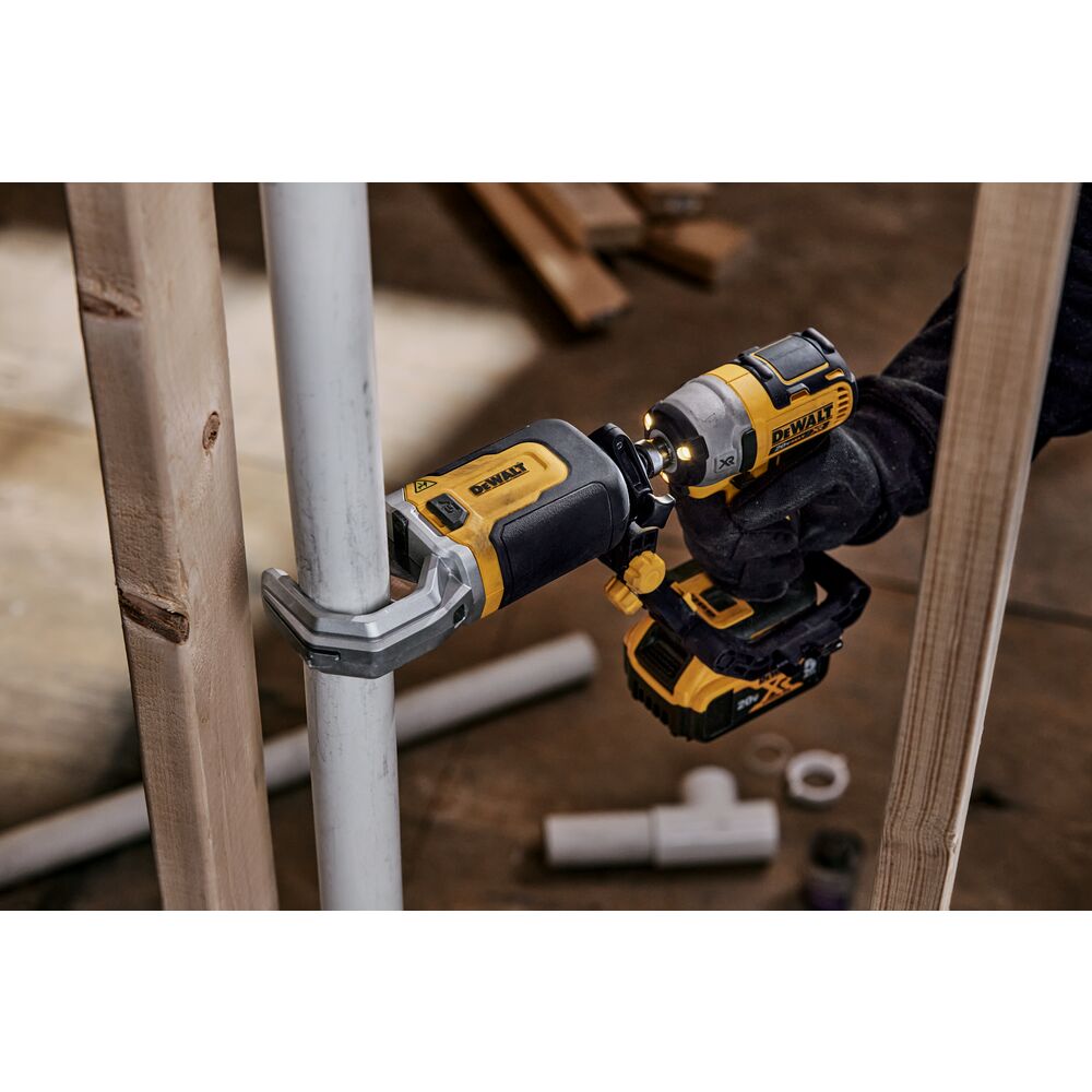 DeWalt DWAPVCIRImpact Connect PVC and PEX Cutting Attachment for Impact Driver Up to 2" Capacity Sch 40 and 80 PVC - 9