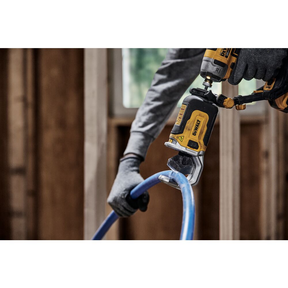 DeWalt DWAPVCIRImpact Connect PVC and PEX Cutting Attachment for Impact Driver Up to 2" Capacity Sch 40 and 80 PVC - 10