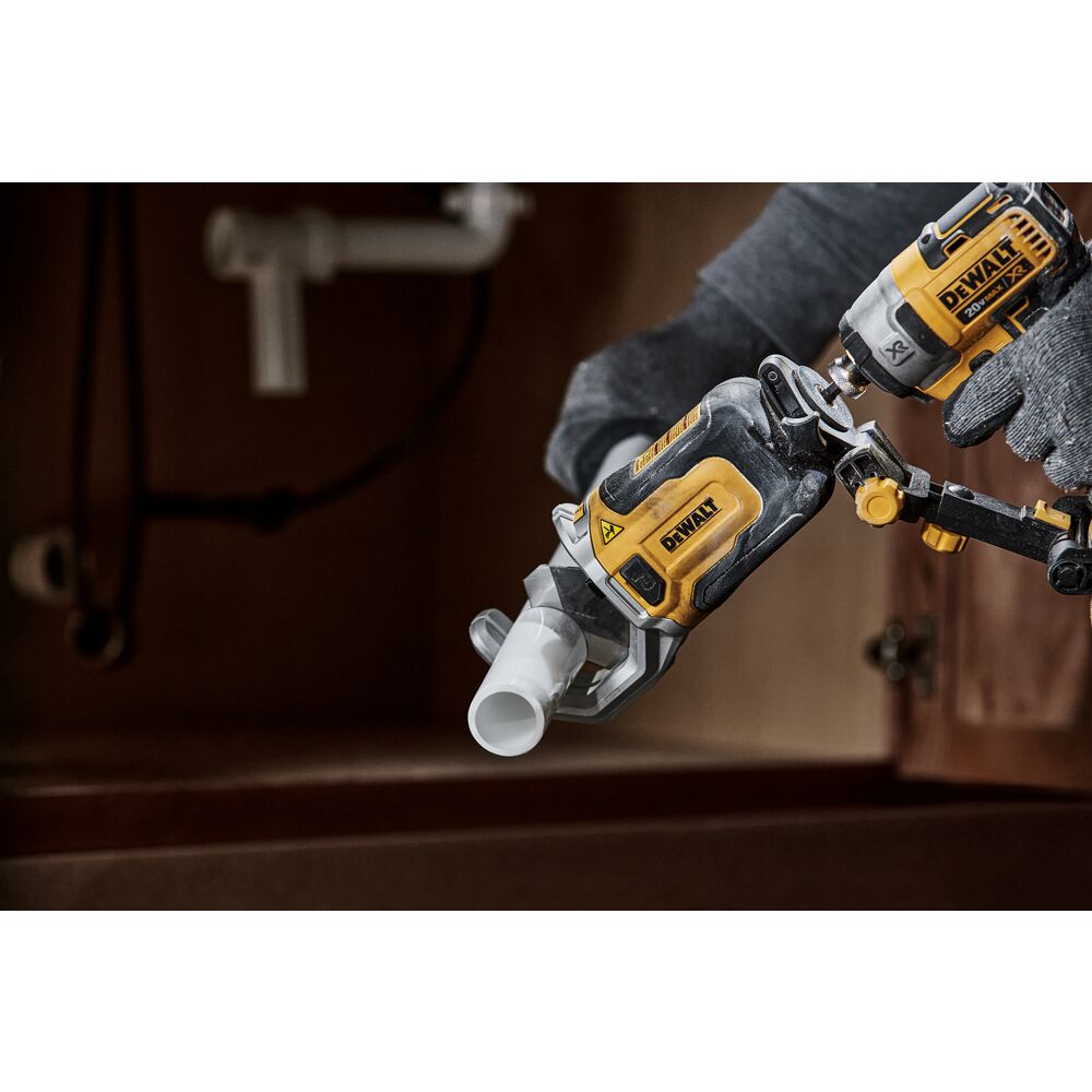 DeWalt DWAPVCIRImpact Connect PVC and PEX Cutting Attachment for Impact Driver Up to 2" Capacity Sch 40 and 80 PVC - 11