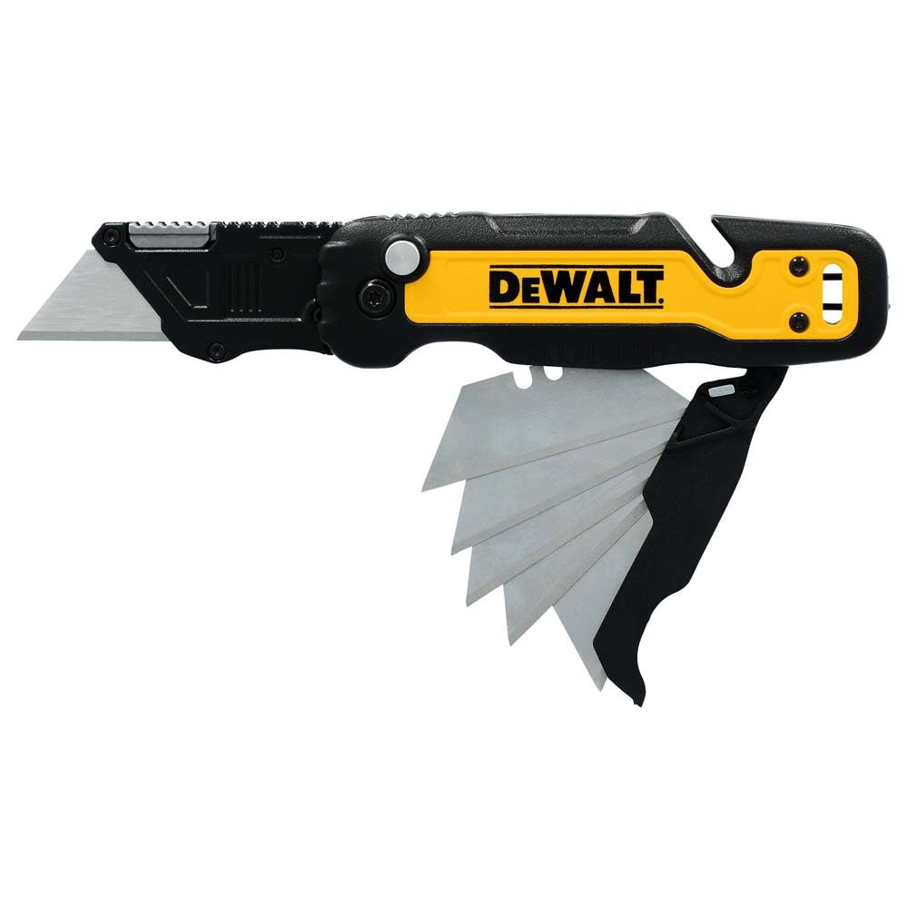 DeWalt DWHT10992 Push and Flip Folding Utility Knife with Storage - 7