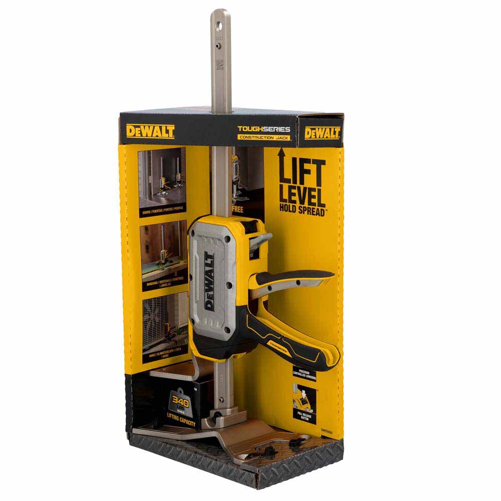 DeWalt DWHT83550 ToughSeries 8-3/4 in.Lift Height ,  340 lb. Capacity Construction Jack - 12