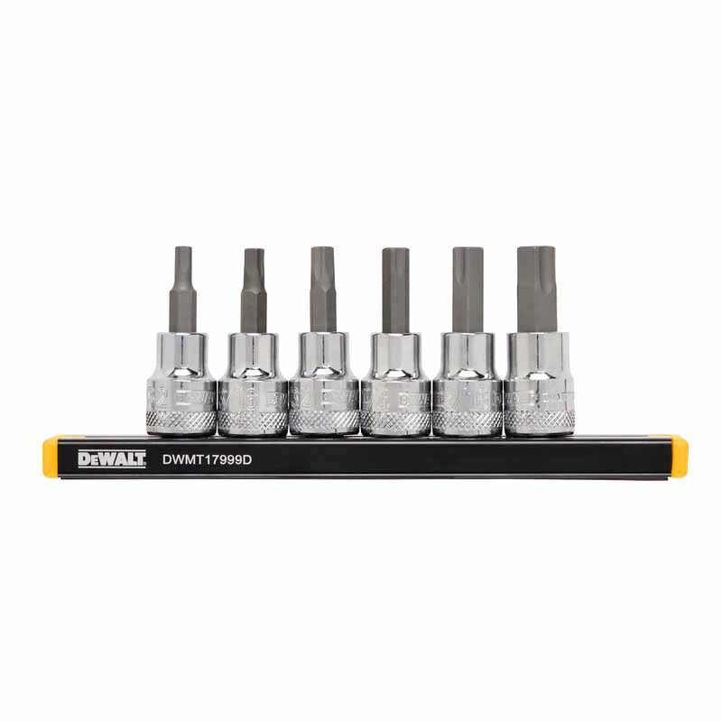 DeWalt DWMT17000 6 pc. 3/8" Drive 5/32"-3/8" SAE Hex Socket Set - 2