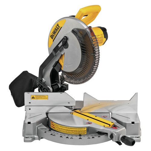 DeWalt DWS715 15Amp 12" Compound Single Bevel Miter Saw (IEC Compliant)