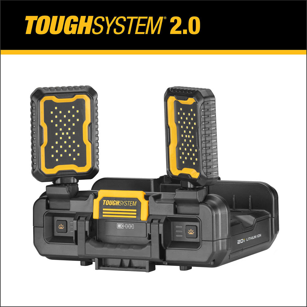 DeWalt DWST08062 20V Max Toughsystem 2.0 Adjustable Cordless Work Light with Storage - 4