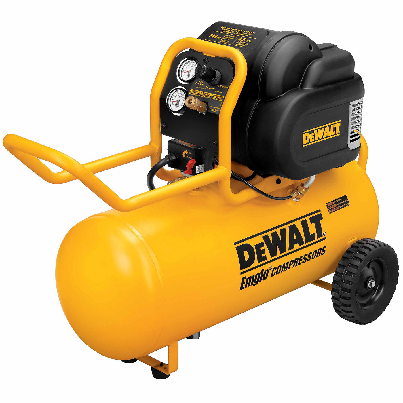 DeWalt D55167 1.6 HP Continuous, 225 PSI, 15 Gallon Workshop Compressor